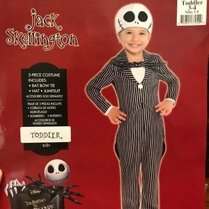 Jack Skellington Costume Size 3T